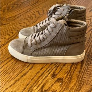 Steve Madden Zip Up Suede High Tops